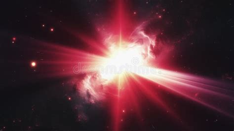 A Star that Exploded in Space, Forming a Nebula. Stock Footage - Video ...