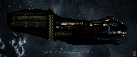 Citizen spotlight - Aegis Reclaimer - Cutaway Interior View - Roberts ...