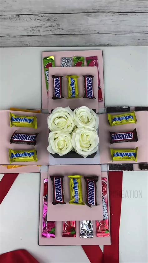 A candy box DIY [Video] | Diy crafts for gifts, Diy gifts, Easy diy candy