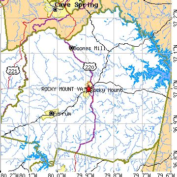 Rocky Mount, Virginia (VA) ~ population data, races, housing & economy