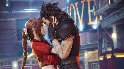 3840x2160 Aerith Gainsborough And Cloud Strife Final Fantasy 7 Remake 4k 4K ,HD 4k Wallpapers ...