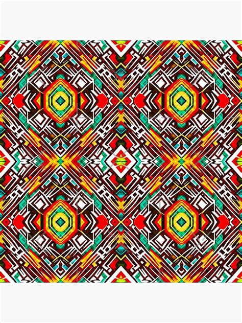 "Traditional Igorot-inspired tribal pattern. Ethnic Multi color" Sticker for Sale by ...