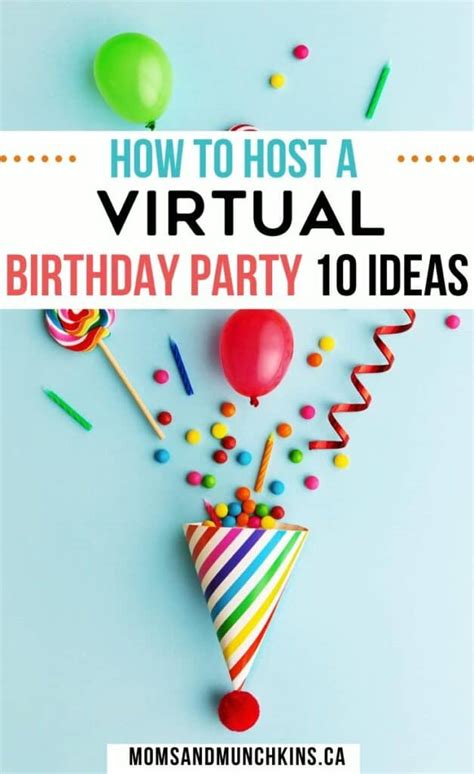 10 Virtual Birthday Party Ideas