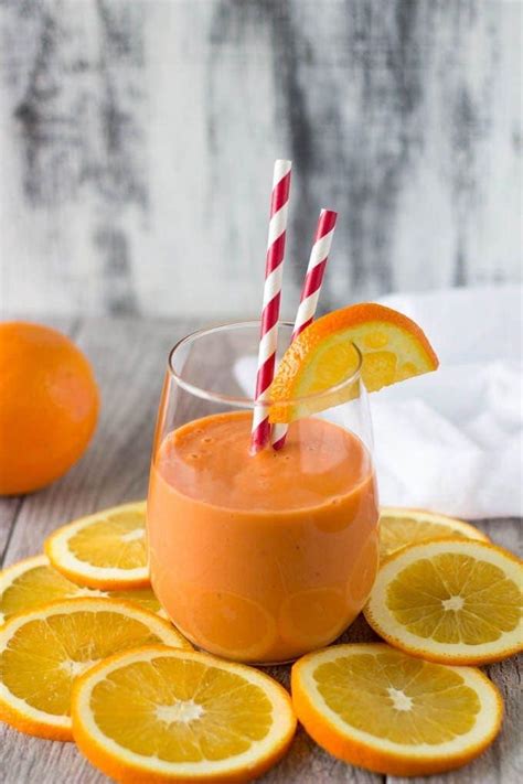 "Stress Buster" Orange Smoothie - Simple Healthy Kitchen