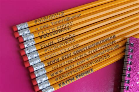 Personalised pencils-design your own pencils