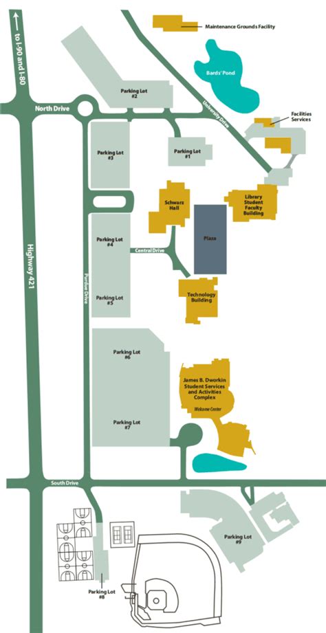 Westville Branch Campus Map - Getting to PNW - Purdue University Northwest