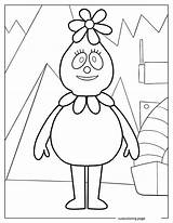 Yo Gabba Coloring Pages20  Free Printable coloring Pages Cute sketch template