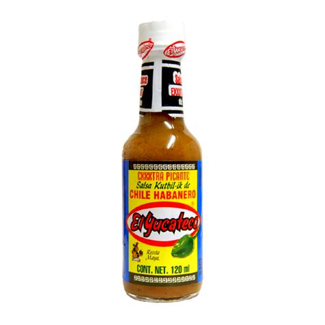 El Yucateco Habanero Hot Green Sauce (120ml) - Burrito Fusion