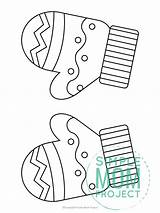 Free Printable Mittens Template – Simple Mom Project sketch template