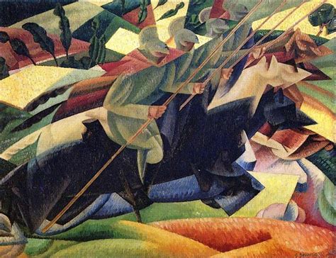 Lancers, 1915 - Gino Severini - WikiArt.org