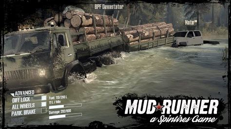 Spintires: MudRunner MODDED Multiplayer DEEP MUD WINCHING! Ep.2 - YouTube