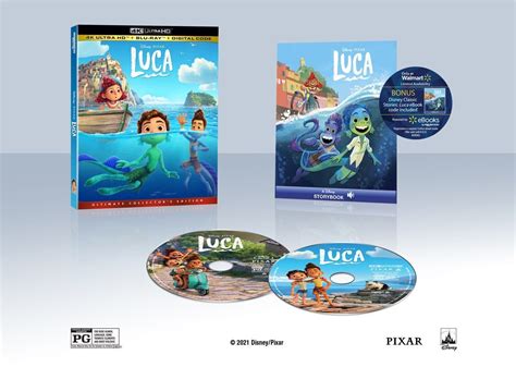 Luca: Pixar Unveils Collector's Edition 4K Ultra HD Blu-ray Details Available at Walmart (Exclusive)