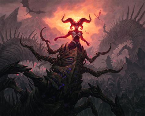 Sheoldred, the Apocalypse MtG Art from Dominaria United Set by Chris Rahn - Art of Magic: the ...