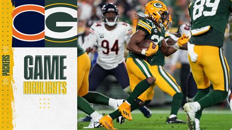 Highlights: Aaron Jones' best plays from 2-TD game | Packers vs. Bears