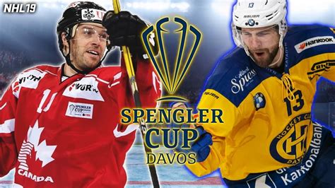 🔥 SPENGLER CUP 2018 - FINALE 🔥 | Team CANADA vs HC DAVOS - Highlights | NHL 19 - YouTube