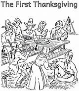 Pilgrims Coloring Pages Printable sketch template