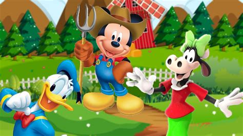 Old Mac Donald had a Farm with Mickey Mouse and Friends | Nursery Rhyme for Kids - YouTube