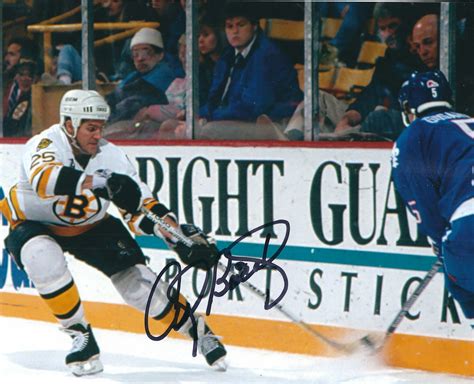 Autographed ANDY BRICKLEY 8X10 Boston Bruins Photo - Main Line Autographs