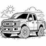 Ford F150 Coloring Pages sketch template