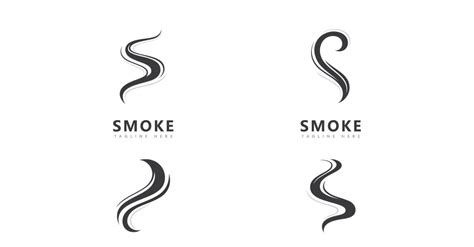 Smoke Vector Logo Design Template V9 - TemplateMonster