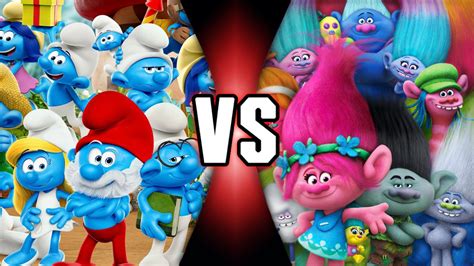 Smurfs VS Trolls (Studio Peyo VS DreamWorks) : r/DeathBattleMatchups