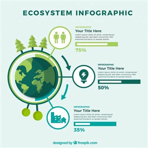 Ecosystem infographics Free Vector | Free Vector #Freepik #freevector #infographic #template # ...