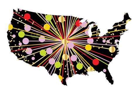 United States Map Celebration American Outline Usa Vector, American, Outline, Usa PNG and Vector ...