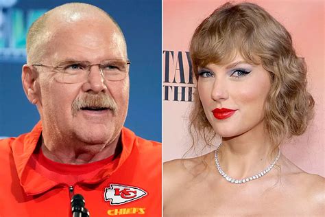 Chiefs Coach Andy Reid Talks Romance Between Taylor Swift and Travis ...