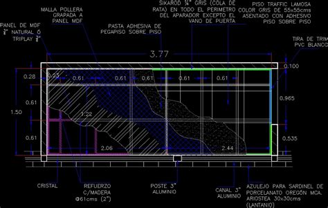 Raised Floor, Layers DWG Detail for AutoCAD • Designs CAD