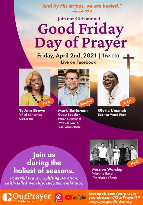 Good Friday Day of Prayer 2021 - Guideposts