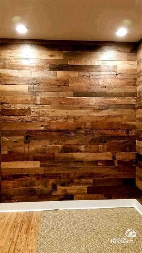 True Reclaimed 5/8" Pre-Finished Brown Barnwood Barn Board - Our newest product! | Wood walls ...