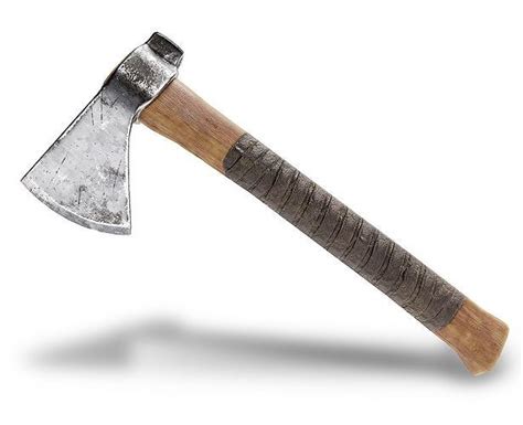 3D model crafted scratched iron Hatchet axe tool er1 VR / AR / low-poly | CGTrader