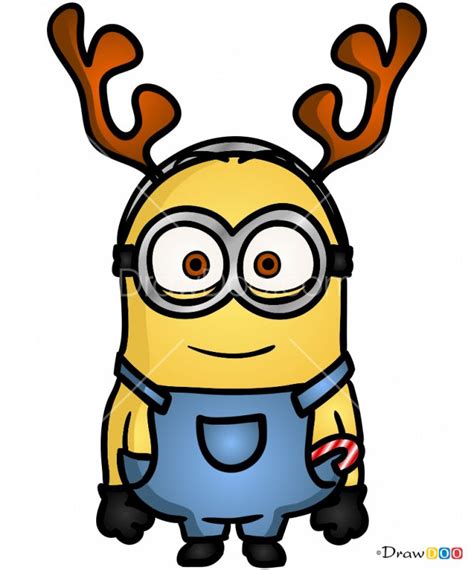 How to Draw Minion, Christmas Cartoons | Christmas cartoon characters, Christmas cartoons ...