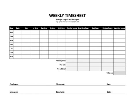 Bi Weekly Timesheet Template | Template Business