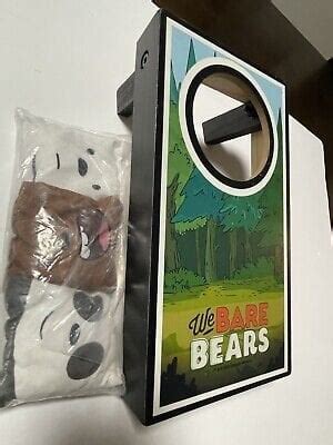 CARTOON NETWORK WE BARE BEARS CORNHOLE PROMO MINI GAME WITH BEAR HEAD ...