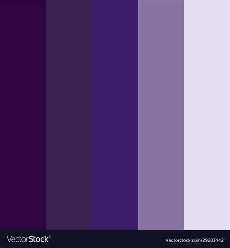 Design purple color palette Royalty Free Vector Image