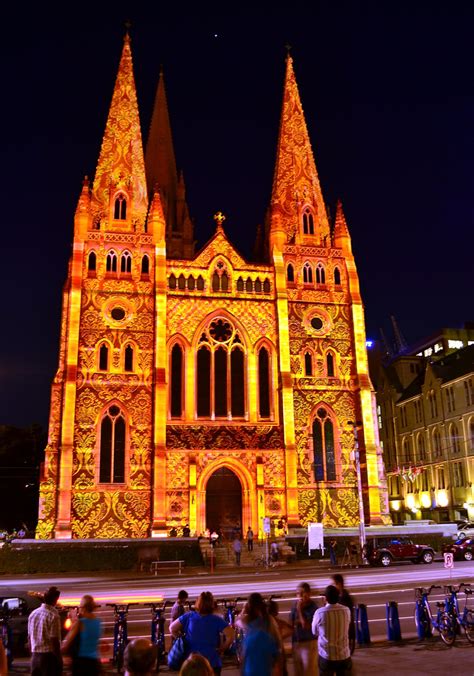 St. Paul's Cathedral, Melbourne | Christmas Light Projection… | Flickr