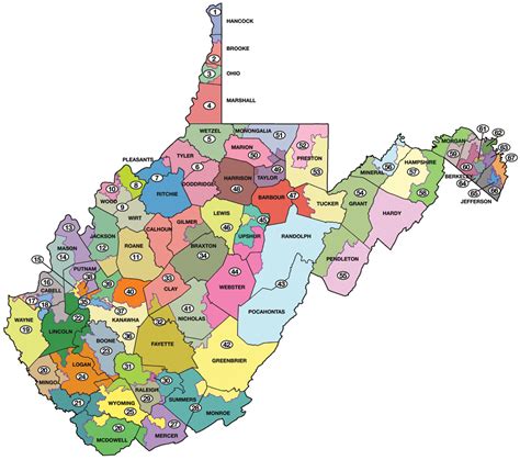 West Virginia Legislature's District Maps