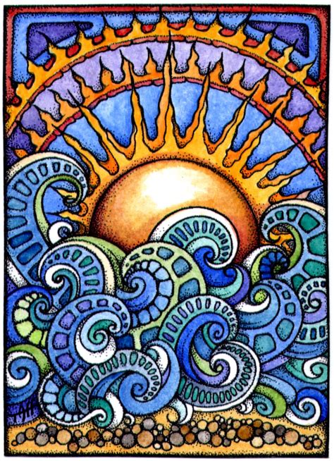 Decosun Wave by TapWaterTaffy on deviantART | Sun art, Hippie art ...