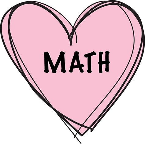 "I Love Math Heart" Stickers by dealzillas | Redbubble