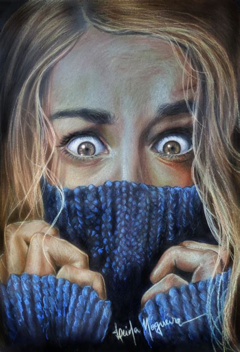 Colored pencil Portrait by leidanogueira on DeviantArt