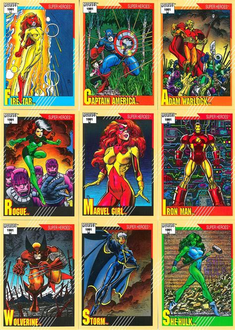 Marvel Universe Series 2 | Marvel cards, Marvel comics art, Comics