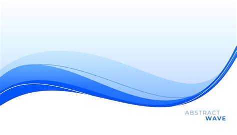 Free Vector | Abstract blue wave for business presentation modern banner