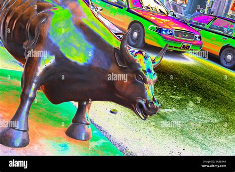 Abstract Wall Street bull symbol Stock Photo - Alamy