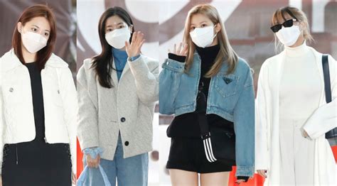 TWICE Turns Airport Their Fashion Runway as They Depart to US — Whose ...