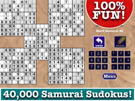 FREE Expert Sudoku - Samurai, Hyper, Jigsaw and X (Cross) Sudokus to Challenge You! screenshot