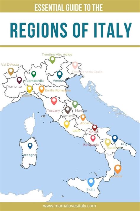 What Are The Regions Of Italy Map - Get Latest Map Update