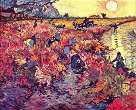 Vincent van Gogh The Red Vineyard painting anysize 50% off - The Red ...