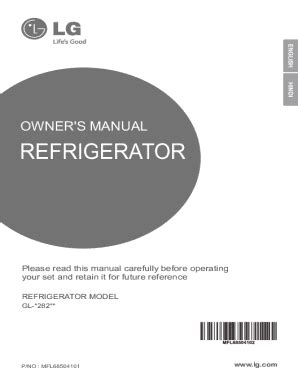 Fillable Online owner's manual - french door refrigerator Fax Email Print - pdfFiller