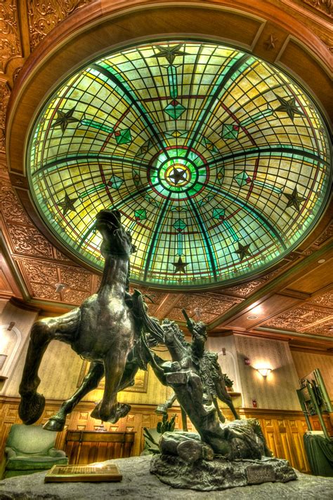 Driskill Hotel Bronze and Cupola | The upstairs bar in the D… | Flickr